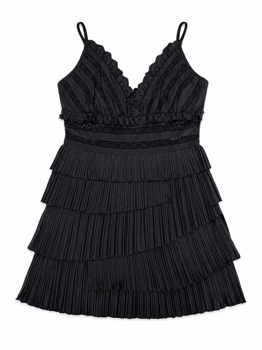 Sea New York Antonina Dress Anthro Boho Lace Tiered Mini NWT